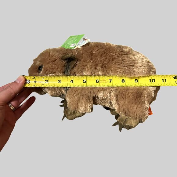 WWF Adoption Plush Stuffed Animal 10" x 5" Brown NWT 2018 - Picture 8 of 9